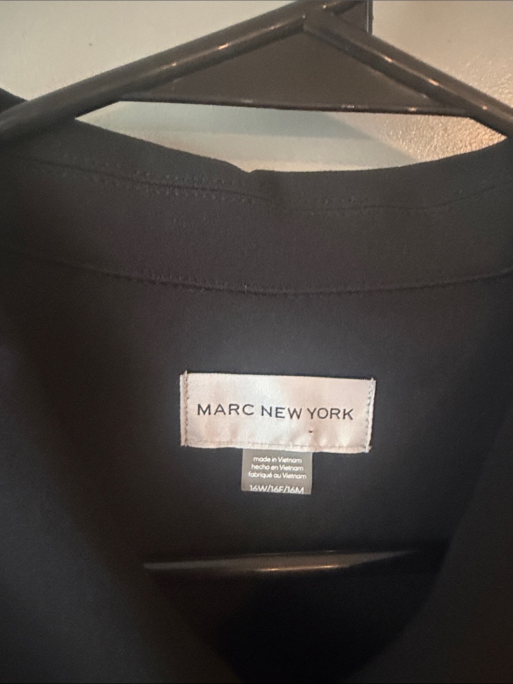 Marc New York Black Sleeveless Dress With Belt And Brown Buckle - Picture 3 of 3